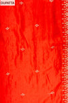 Red Sequence, Zari Threadwork & Digital Printed Cotton Unstitched Salwar Suit With Cotton Dupatta