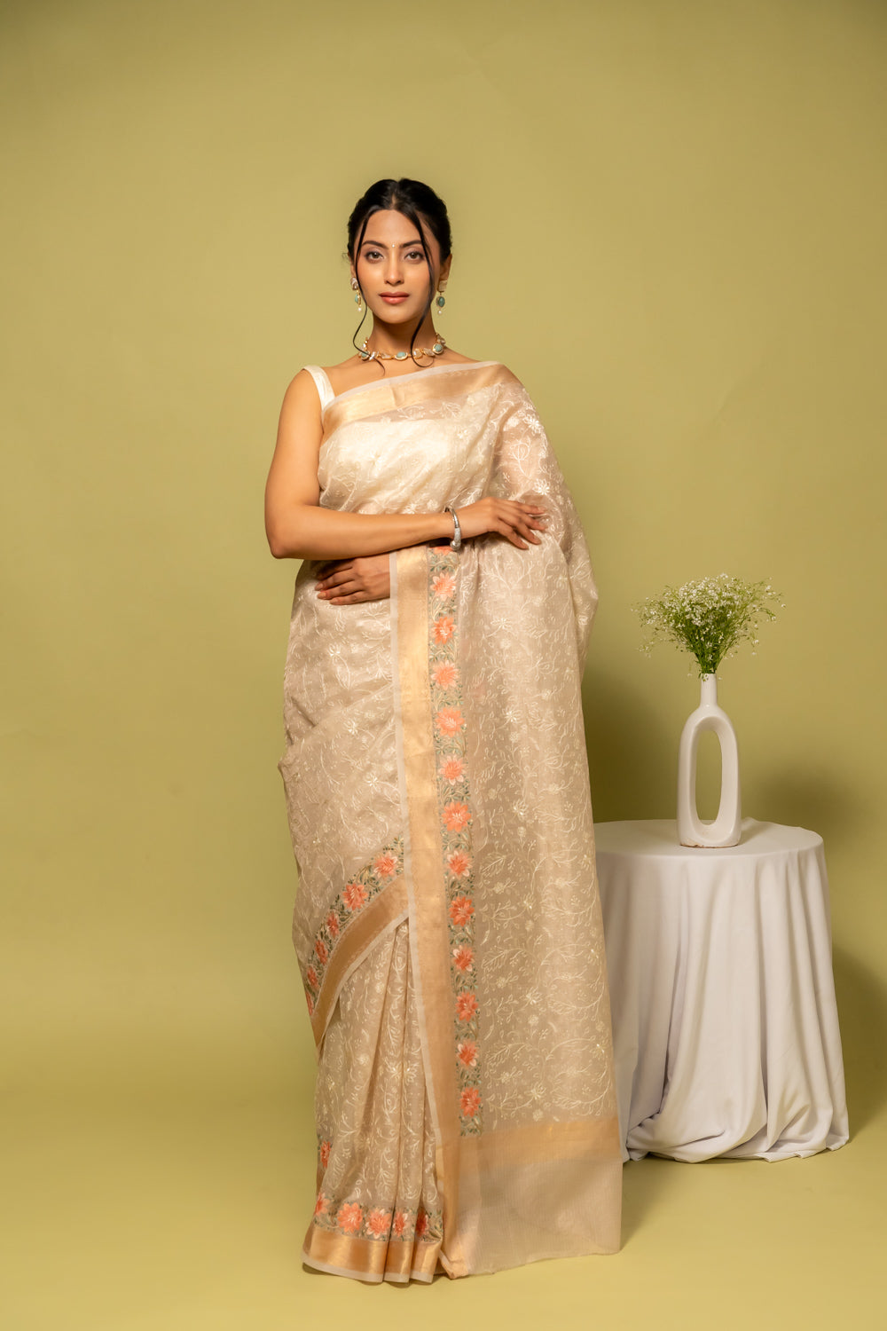 Brown Sarees