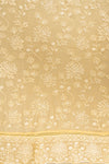 Mango Gold Chiffon Embroidered Unstitched Suit With Dupatta