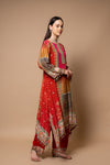 Rani Gotta Patti, Mirror, Sequence & Digital Printed Crepe Readymade Suit With Pant