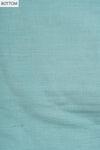 White Tea Green Mirror Sheet, Threadwork & Floral Printed Cotton Unstitched Salwar Suit With Cotton Dupatta