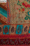 Rama Cutdana, Mirror Sheet, Threadwork & Digital Printed Organza Unstitched Salwar Suit With Chiffon Dupatta