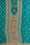 Rama Mirror, Swarovski & Digital Printed Crepe Unstitched Salwar Suit With Chiffon Dupatta