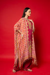 Rani Gotta Patti, Mirror, Sequence & Digital Printed Crepe Readymade Suit With Pant