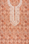 Mustard Sequence, Threadwork & Digital Printed Cotton Unstitched Salwar Suit With Cotton Dupatta