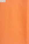 Peach Cutwork, Mirror & Threadwork Georgette Unstitched Salwar Suit With Georgette Dupatta