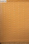 Mustard Bottle Swarovski & Threadwork Georgette Unstitched Salwar Suit With Georgette Dupatta