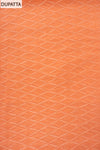 Peach Cutwork, Sequence, Threadwork & Digital Printed Georgette Unstitched Salwar Suit With Georgette Dupatta