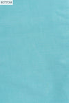 Firozi Sequence, Threadwork & Digital Printed Cotton Unstitched Salwar Suit With Cotton dupatta