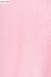 Pink Swarovski & Threadwork Cotton Unstitched Salwar Suit With Cotton Dupatta