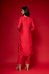 Coral Dolna Readymade Suit And Pant With Chinon Dupatta