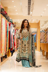 Sky Blue Crepe Readymade Suit And Palazzo With Crepe Dupatta (Ft:-Anjan Prasad & Gurleen Gambhir)