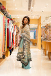 Sky Blue Crepe Readymade Suit And Palazzo With Crepe Dupatta (Ft:-Anjan Prasad & Gurleen Gambhir)