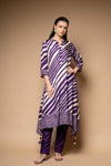 Purple Digital Printed Dolna Readymade Suit With Pant