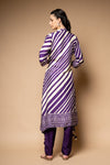 Purple Digital Printed Dolna Readymade Suit With Pant