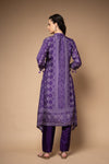 Purple Bandhini Printed Dolna Readymade Suit With Pant