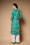 Rama Digital Printed Cotton Readymade Long Kurta