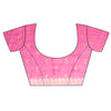 Gajari Banarasi Woven Zari Khaddi Georgette Saree With Unstitched Blouse