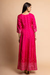 Rani Cotton Readymade Floor Length Kurta