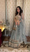 Dolna Lehenga Set With Readymade Blouse (Ft:- Hrishitaa Chopra)