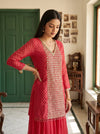 Coral Charm Coral Georgette Readymade Kurta Set - mood
