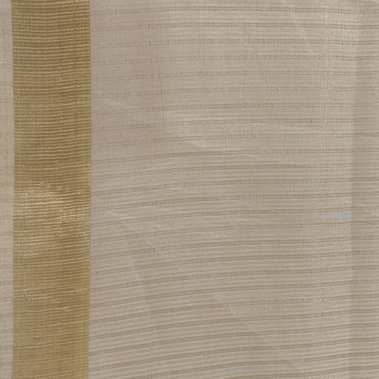White Cotton Embroidered Saree - Blouse