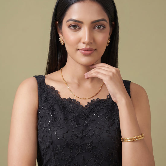 Noir Lace Black Net Readymade Suit And Palazzo With Net Dupatta - closeup