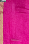 Mango Gold Rani Georgette Saree - Blouse
