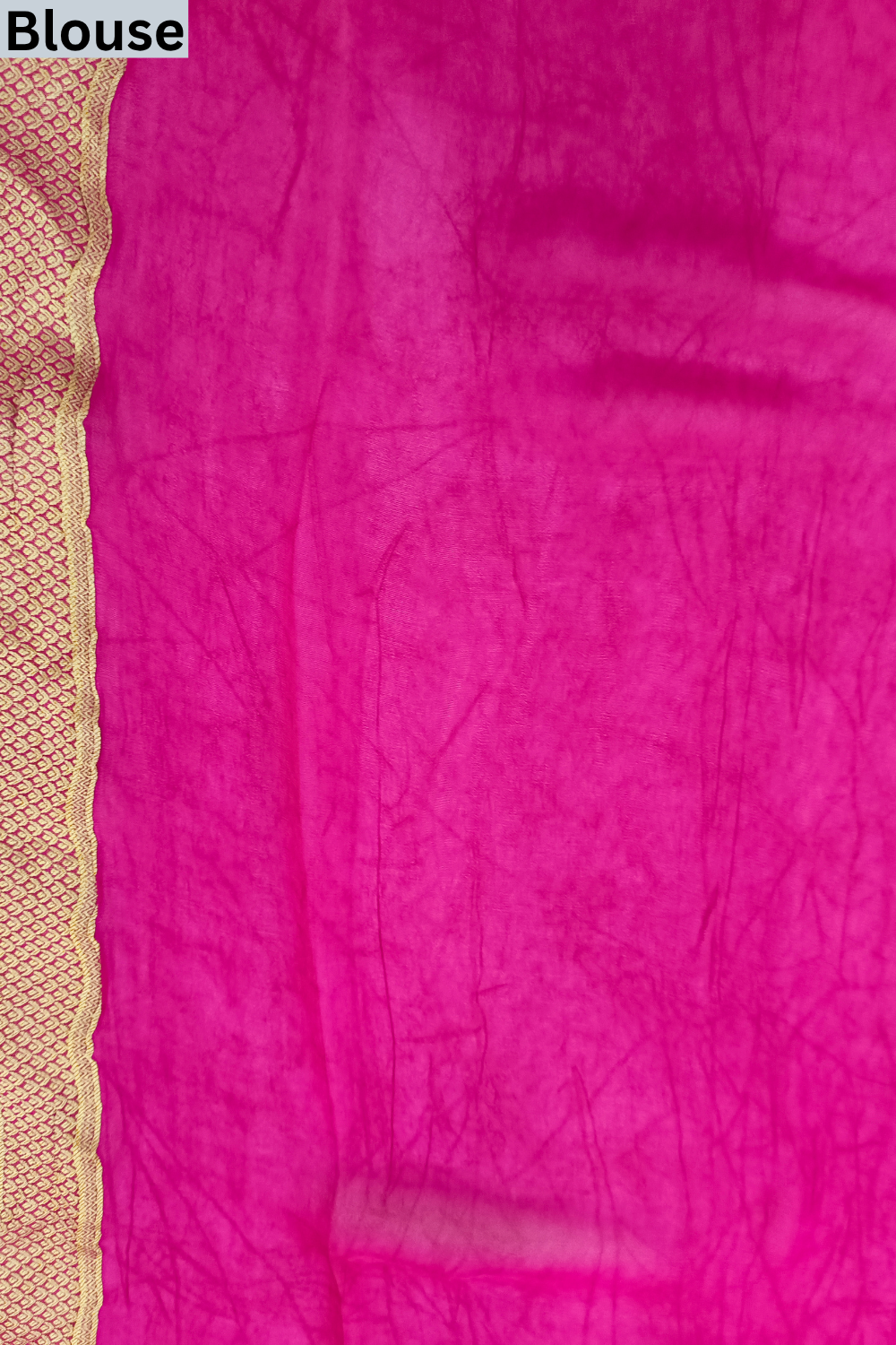 Mango Gold Rani Georgette Saree - Blouse