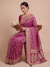 Magenta Loom Saree - Mood