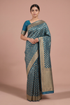 Peacock Loom Saree - Hero