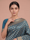 Peacock Loom Saree - Close Up
