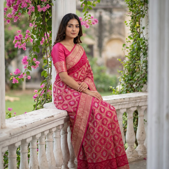 Rani Georgette Saree - Mood