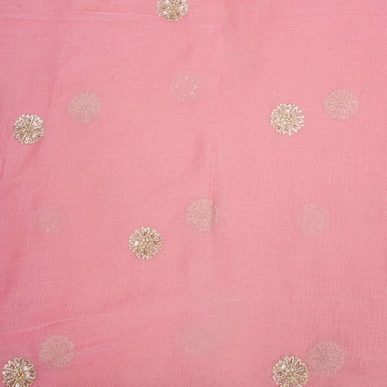 Pink chiffon dupatta