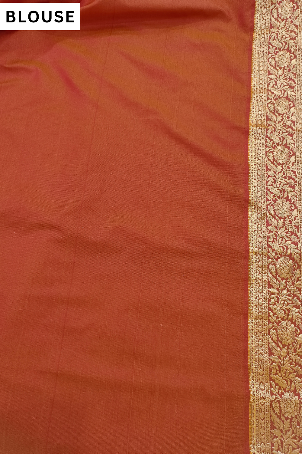 Mustard Loom Saree - Blouse