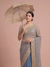 Peacock Net Saree - Mood