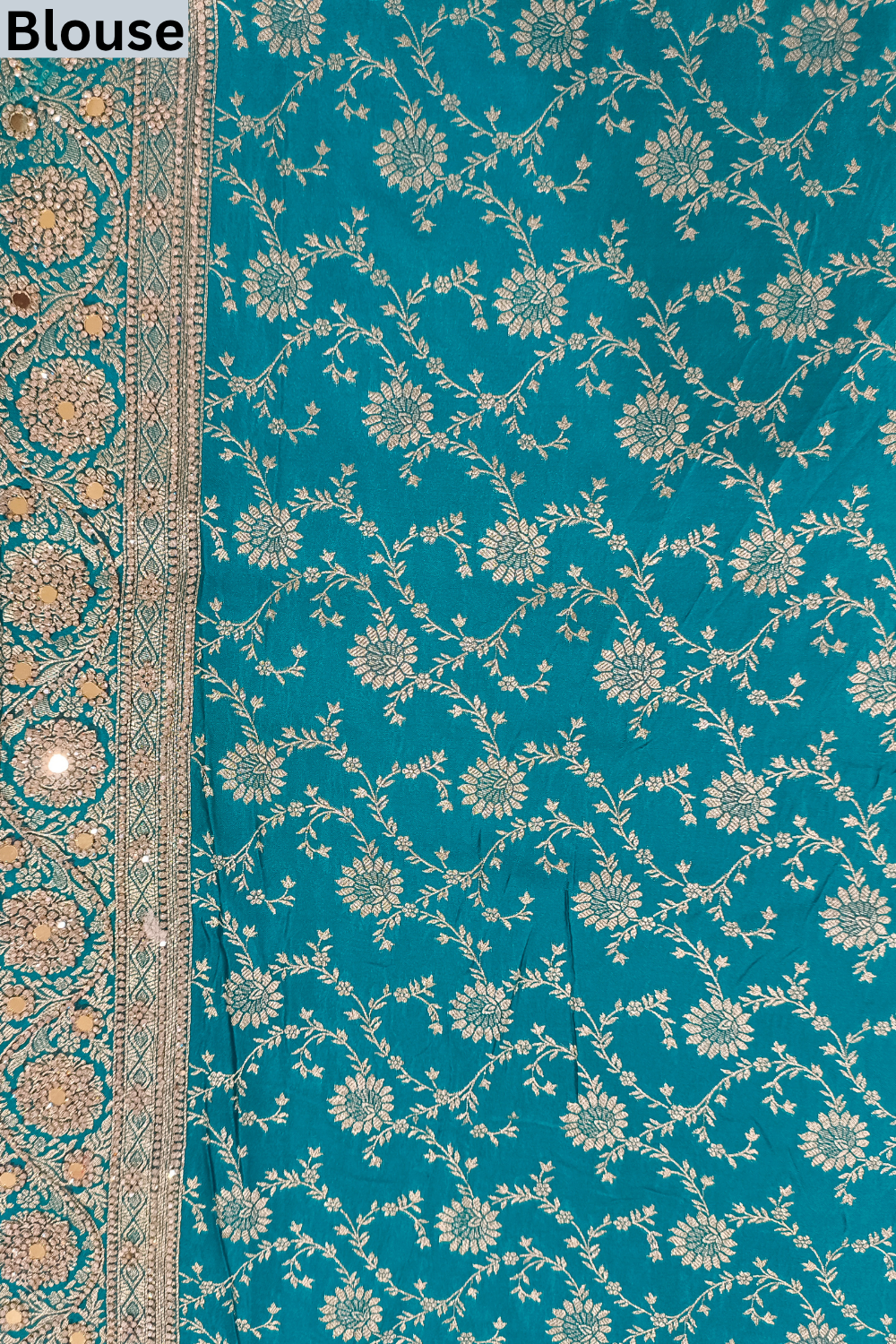 Rama Loom Saree - Blouse
