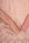 Stunningly Unique Onion Tissue Unstitched Salwar Suit With Tissue Dupatta