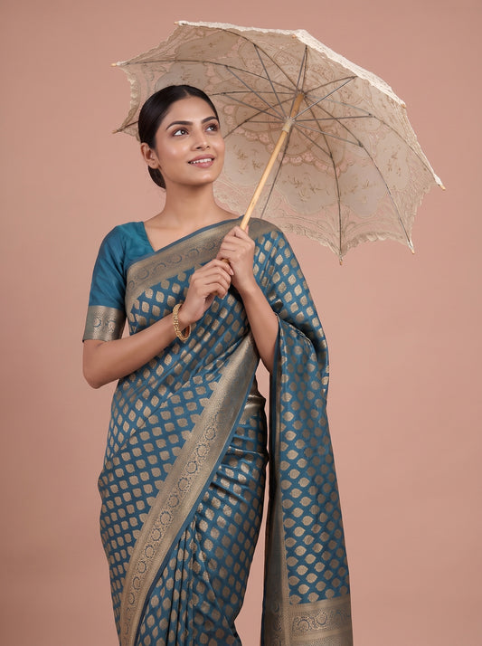 Peacock Loom Saree - Mood