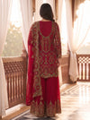 Shahi Bloom Rani Crepe Readymade Gota Patti Sharara Set With Dupatta - back
