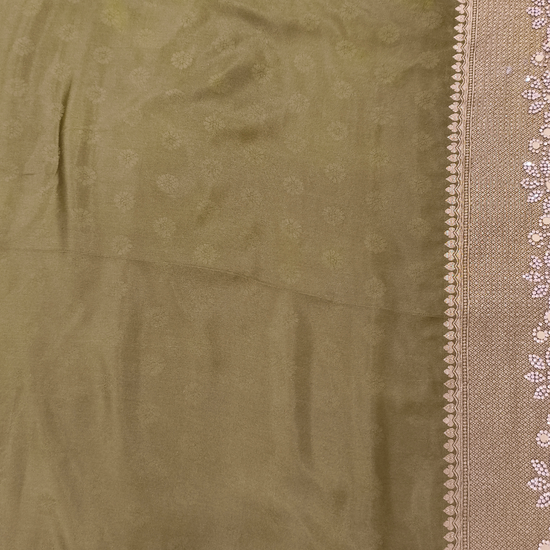 Mehndi Loom Saree - Blouse