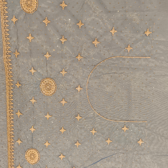 Peacock Net Saree - Blouse