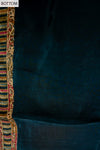 Bold Statement Black Organza Unstitched Salwar Suit With Organza Dupatta