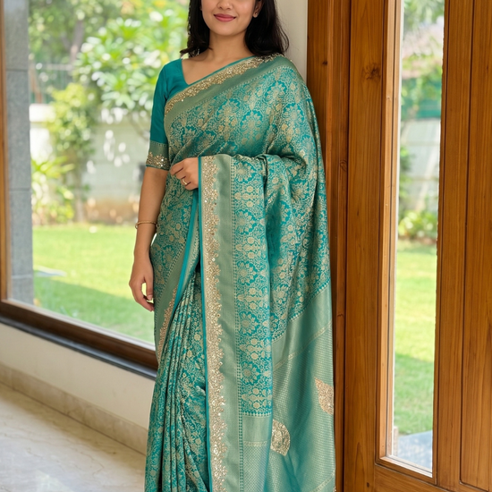 Rama Loom Saree - Hero
