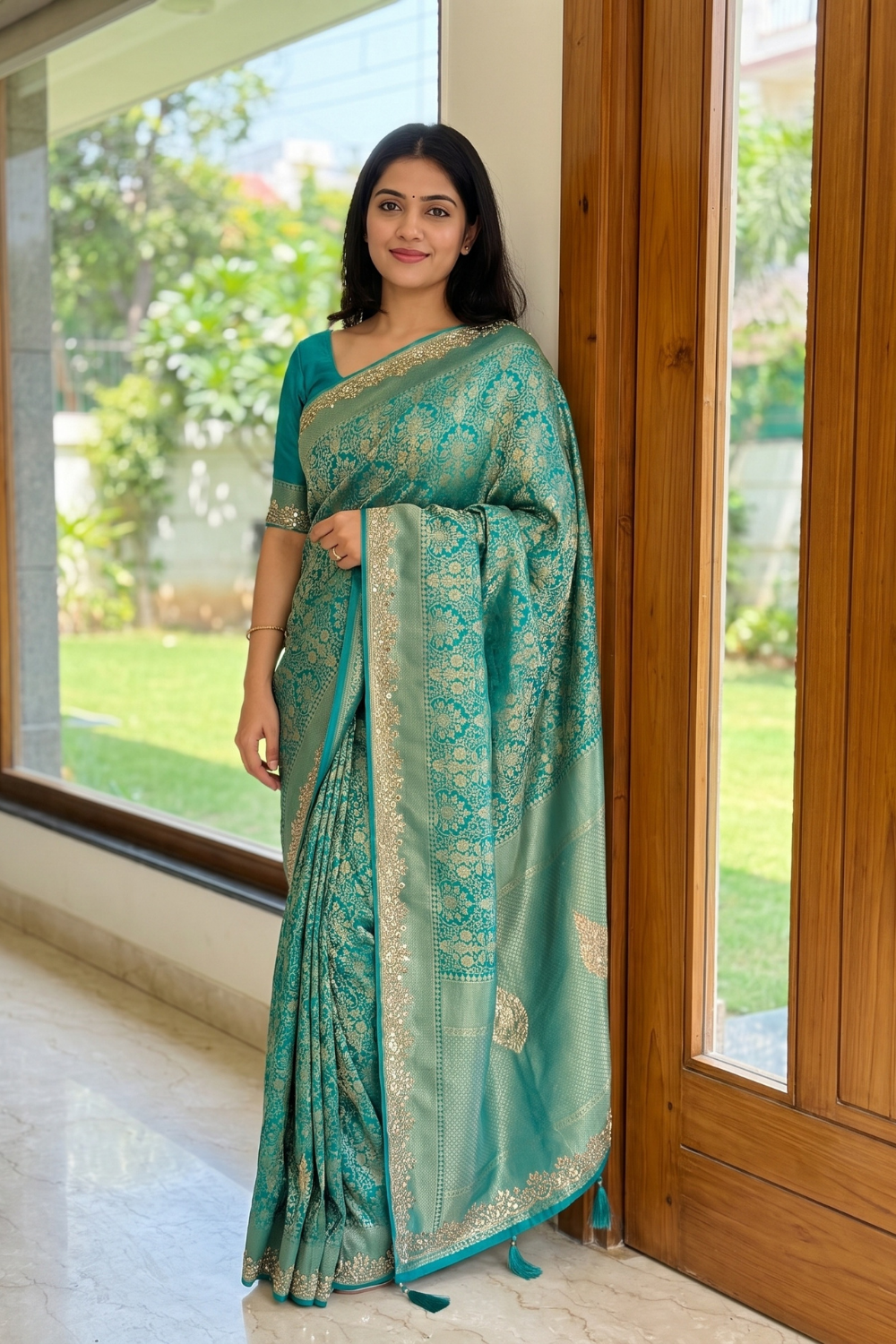 Rama Loom Saree - Hero