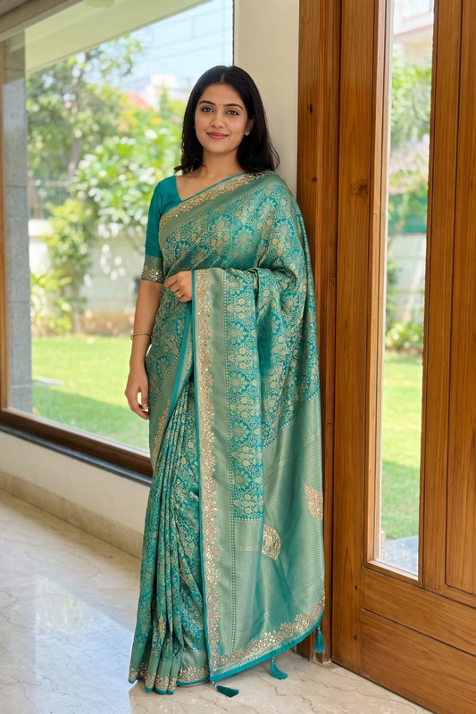 Rama Loom Saree - Hero