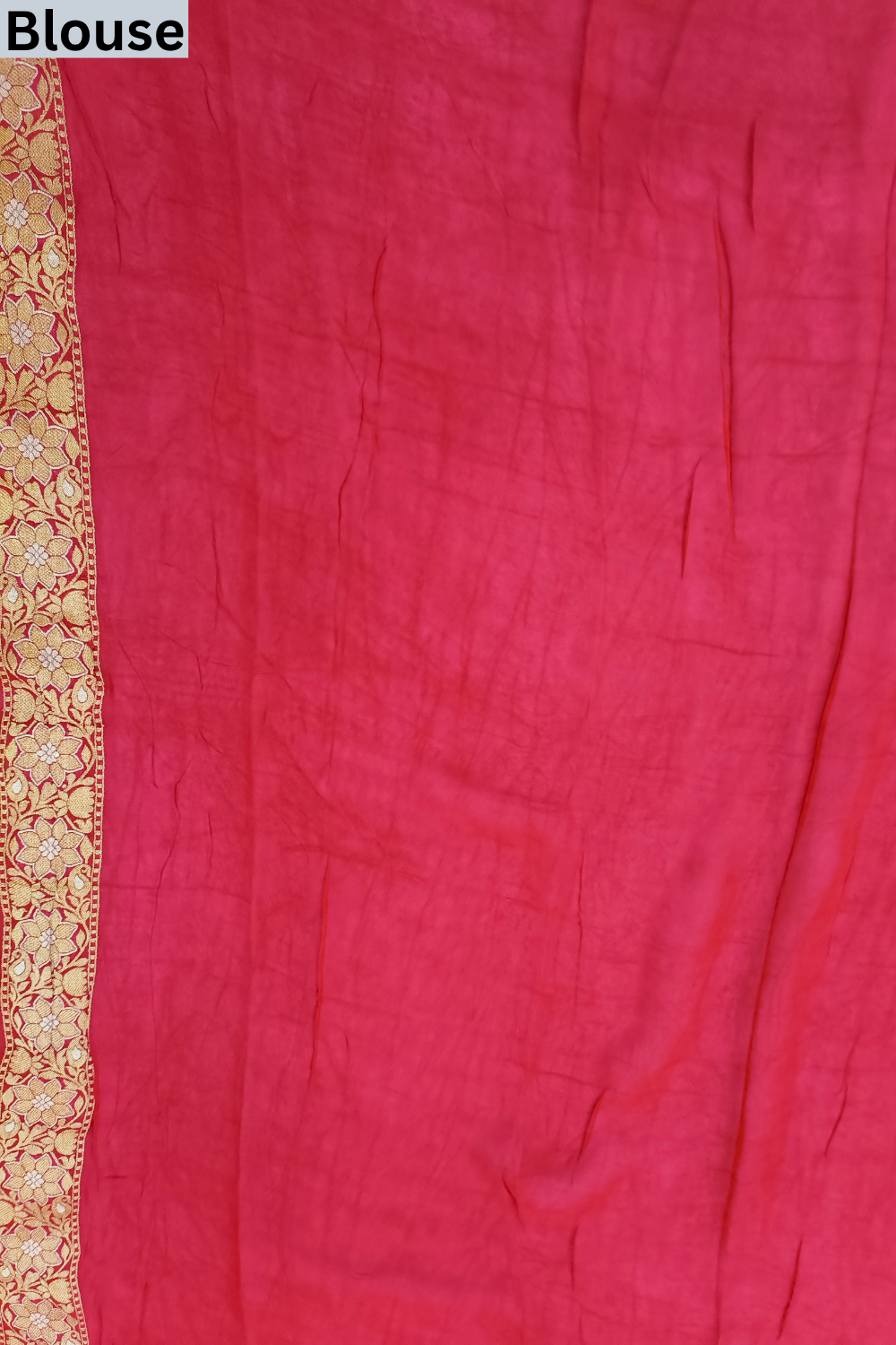Rani Georgette Saree - Blouse