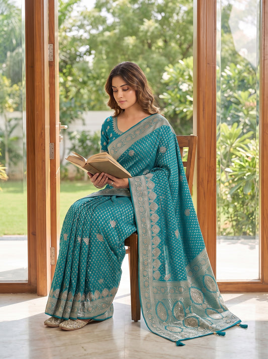 Rama Loom Saree - Mood