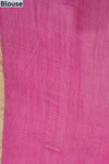 Dark Gajari Georgette Saree - Blouse