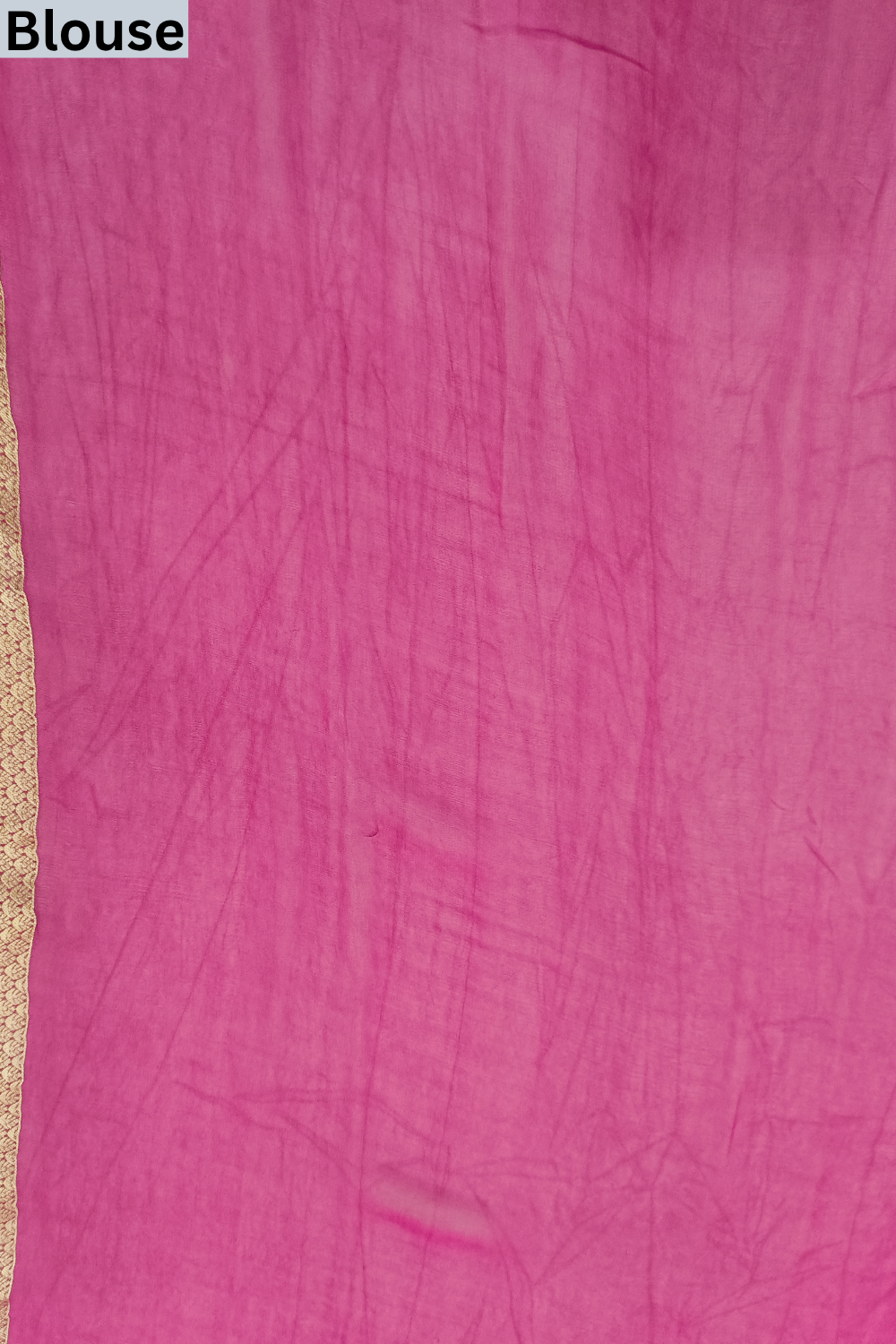 Dark Gajari Georgette Saree - Blouse